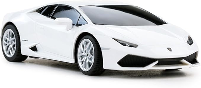 RASTAR Lamborghini HURACÁN LP610-4 RC Car Radio Remote Control 1/24 Scale (White)