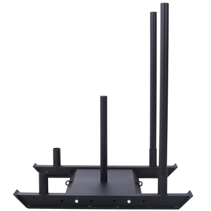 Weight Training Pull Sled, Steel Workout Equipment for Athletic Exercise and Speed Improvement