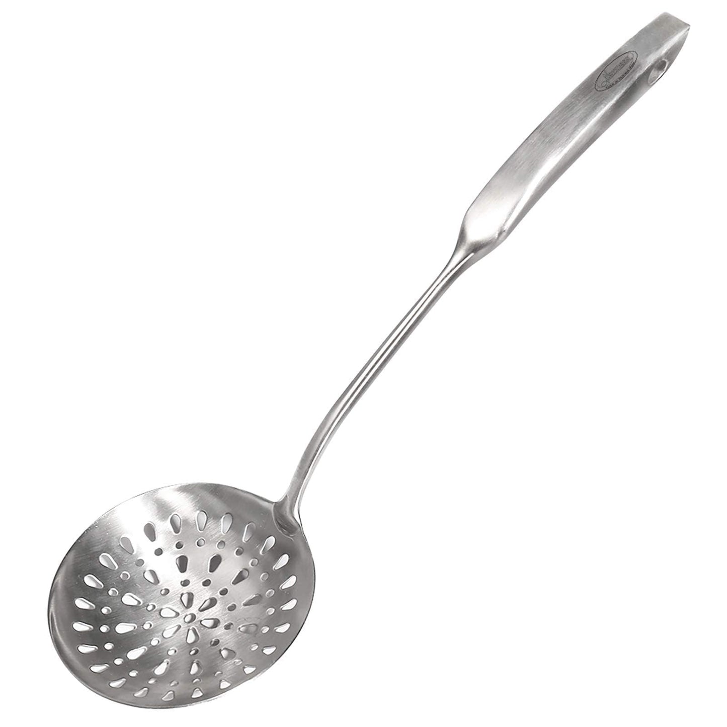 5 Pcs Newness Cooking Utensils Set, 304 Stainless Steel Kitchen Utensils Set, Metal Kitchen Accessories, Include Soup Ladle, Slotted Skimmer Spoon, Spaghetti Spoon and Spatula, Dishwasher Safe