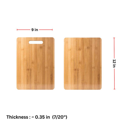 Set of 12, Bulk Wholesale Bamboo Cutting Boards – Thin 12x9" Blank Wood Charcuterie Tray, Grazing Platter for Cheese, Fruits, Veggies, Catering, Engraving Gifts, Resin Epoxy Crafts, Wall Art