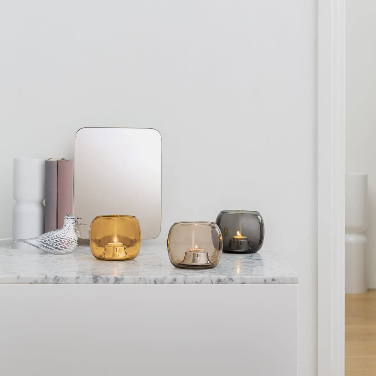 Iittala Tea Light Holder, Grey, Standard