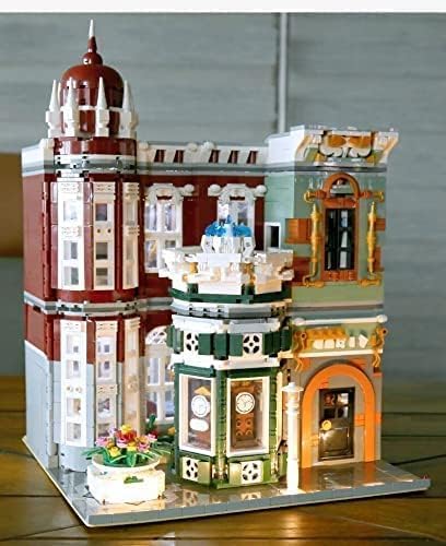 General Jim's Street View Vintage Antique Shop Modular City Building Block Set 3037 Pieces with Light Kit European Town Architecture Display Model Toys &amp Bricks | GJ ACS