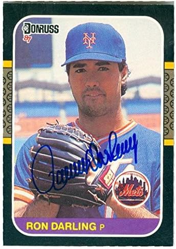 Sports Memorabilia Autograph Warehouse 246595 Ron Darling Autographed Baseball Card - New York Mets 1987 Donruss - No. 192
