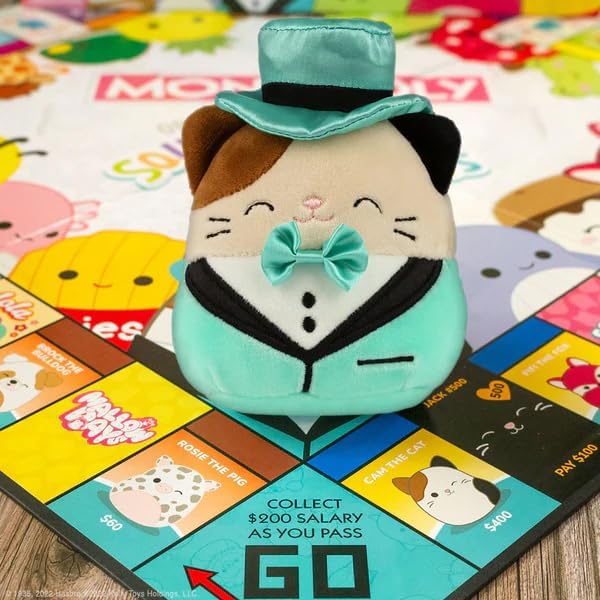 Monopoly: Collector’s Edition Featuring Cam The Cat Plush Buy Sell Trade Spaces Collectible Classic Monopoly Game Officially-Licensed for 6 Players