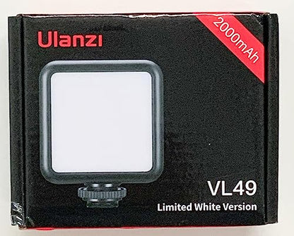 Ulanzi VL100X Selfie Light, Clip LED Light Panel for Phone/Laptop/Tablet/Computer, Bi-Color Portable Clip Camera Light with Dimmable 2500-6500K with 2000mAh Battery for Video Conference/Picture