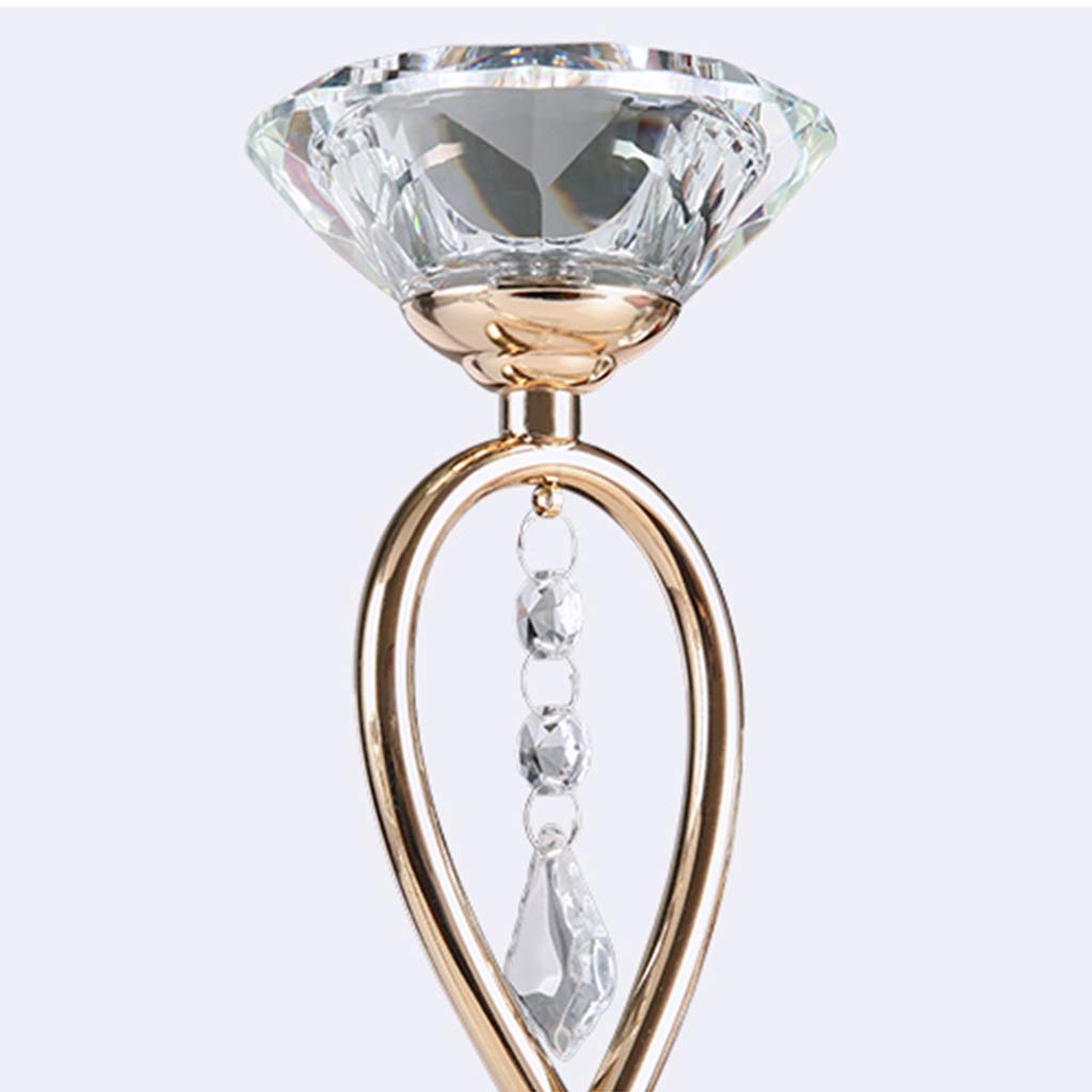 XILIN-1987 Candle Holderss European Table Candle Holder Creative Crystal Candlestick Simple Modern Home Furnishings Decorative Candlestick (Color : C)