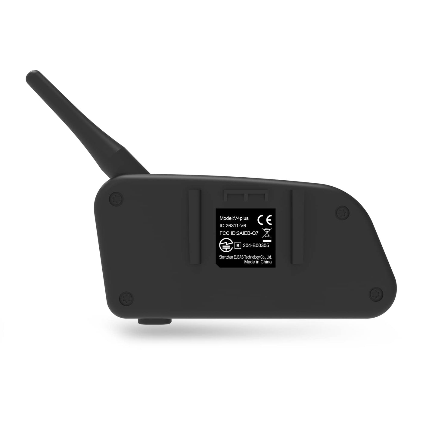 EJEAS V4C Plus Professional Referee Intercom, Bluetooth 5.1 Referee Communication System with FM Radio Function for Football and Handball Sports, Support 2 to 4 People Group Talking (2 Pack)