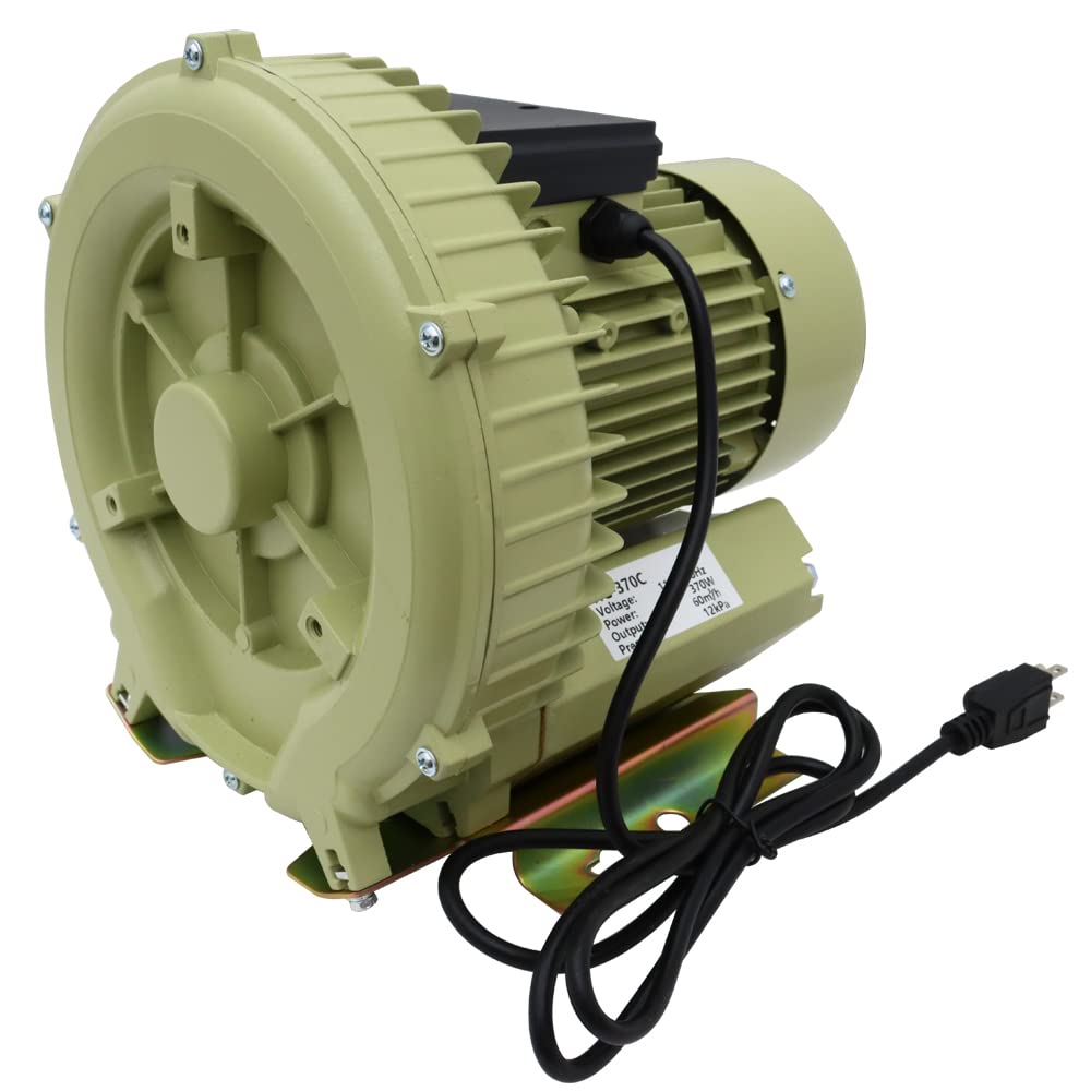 INTBUYING Industrial Aquaculture Seafood Pond Fish Tank Vortex Air Blower Pump 110V 60HZ