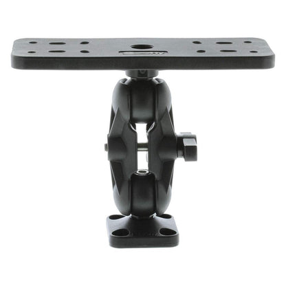 Scotty 0163 Ball-Mount Fish Finder and Universal Mounting Plate , Black , Large