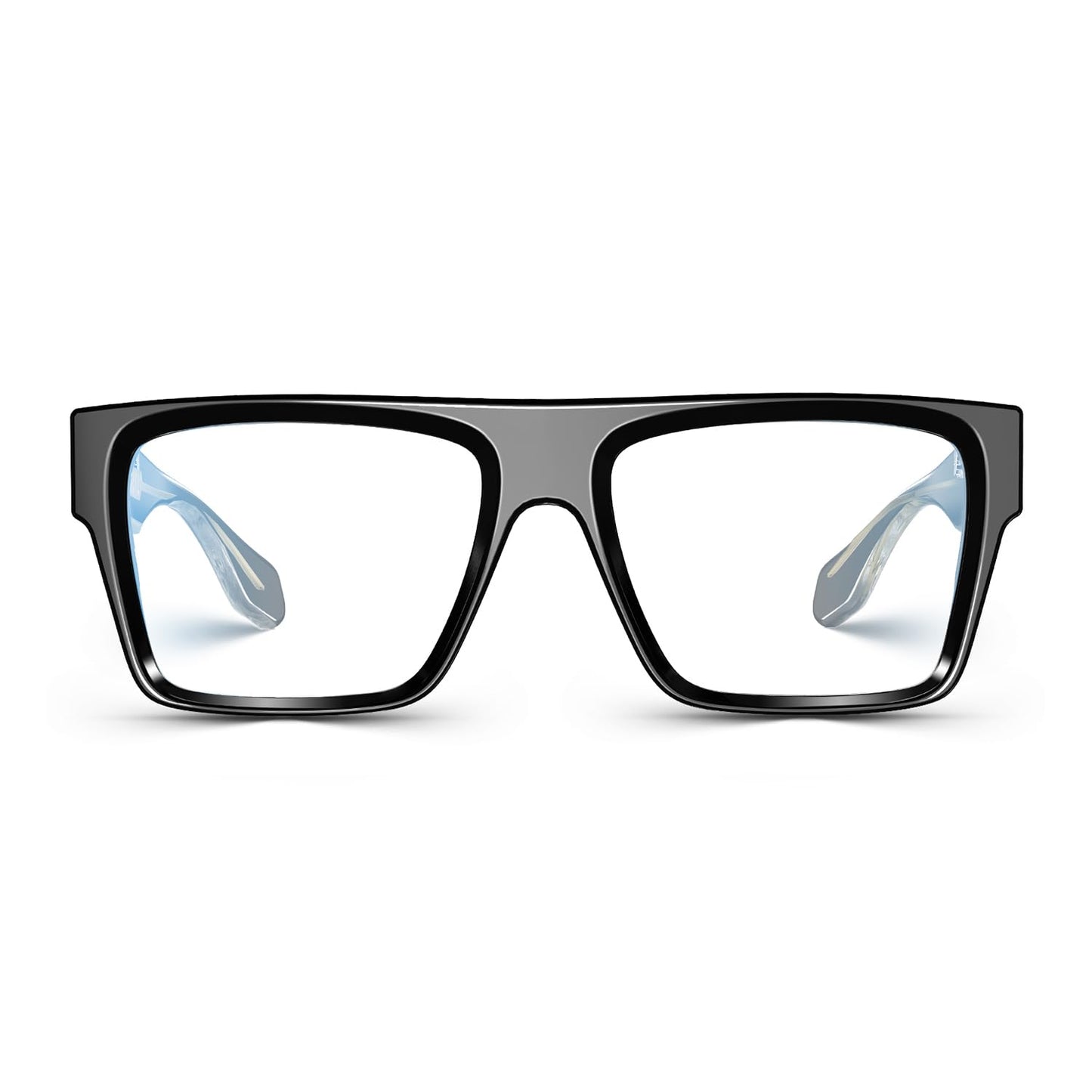 VISOONE Square Full Rim Blue Light Blocking Glasses Large Fashion Computer Multi Colors Eyeglass Frame Women Men ALBA