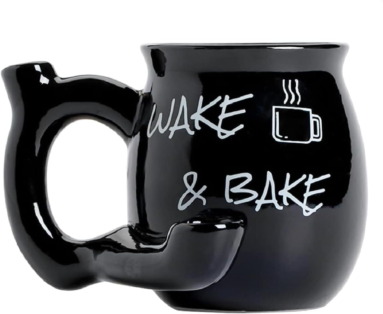 ISTOOLL Coffee Mug, Novelties Ceramic Cup Father's Day Gift, Black