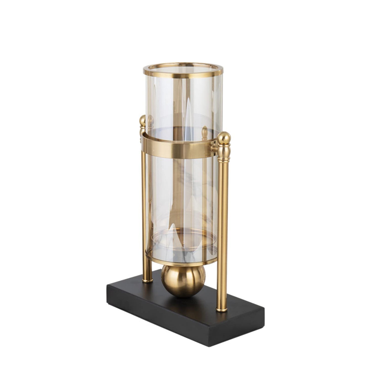 Crystal Centerpiece Classic Candlesticks Candle Holder Luxurious Candlestick Holder Exquisite Candlelight Dinner Ornaments for Indoor House Decor Coffee Table Centerpeices Wedding-B H33xl20cm
