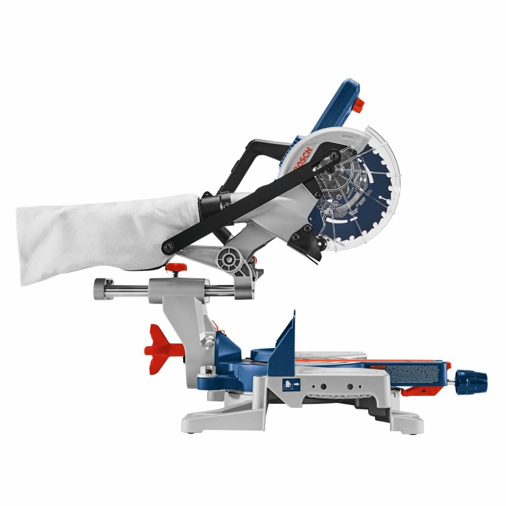 BOSCH GCM18V-07SN PROFACTOR™ 18V 7-1/4 In. Single-Bevel Slide Miter Saw - Mobile, Cordless Solution, 3-3/4 In. Nested Crown Cutting, 8-1/4 In. Crosscut Capacity (Bare Tool)