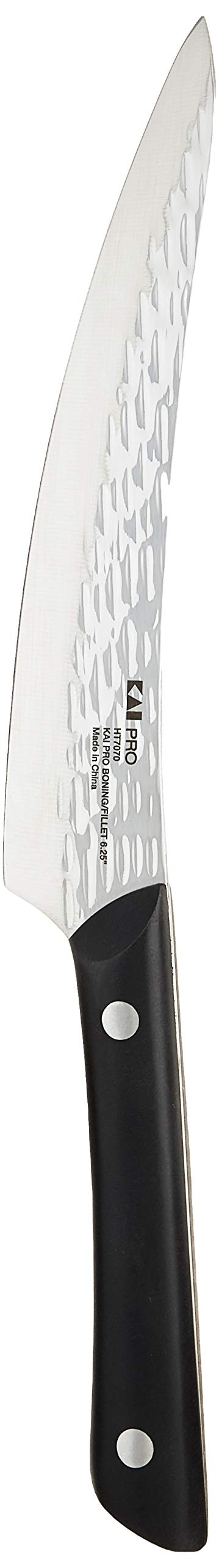 Kai PRO 6" Chef’s Knife, Hand Sharpened Kitchen Knife for Professional and Home Chefs, Japanese AUS6M Stainless Steel Blade, Full-Tang POM Handle, NSF Certified
