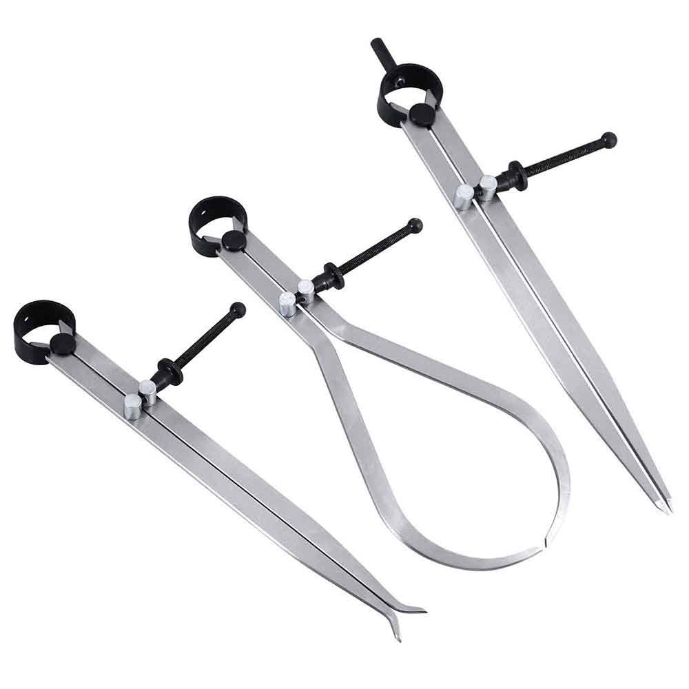 SHOP FOX W1704 Benchtop Lathe and Big Horn 3 Pieces Spring Caliper Set
