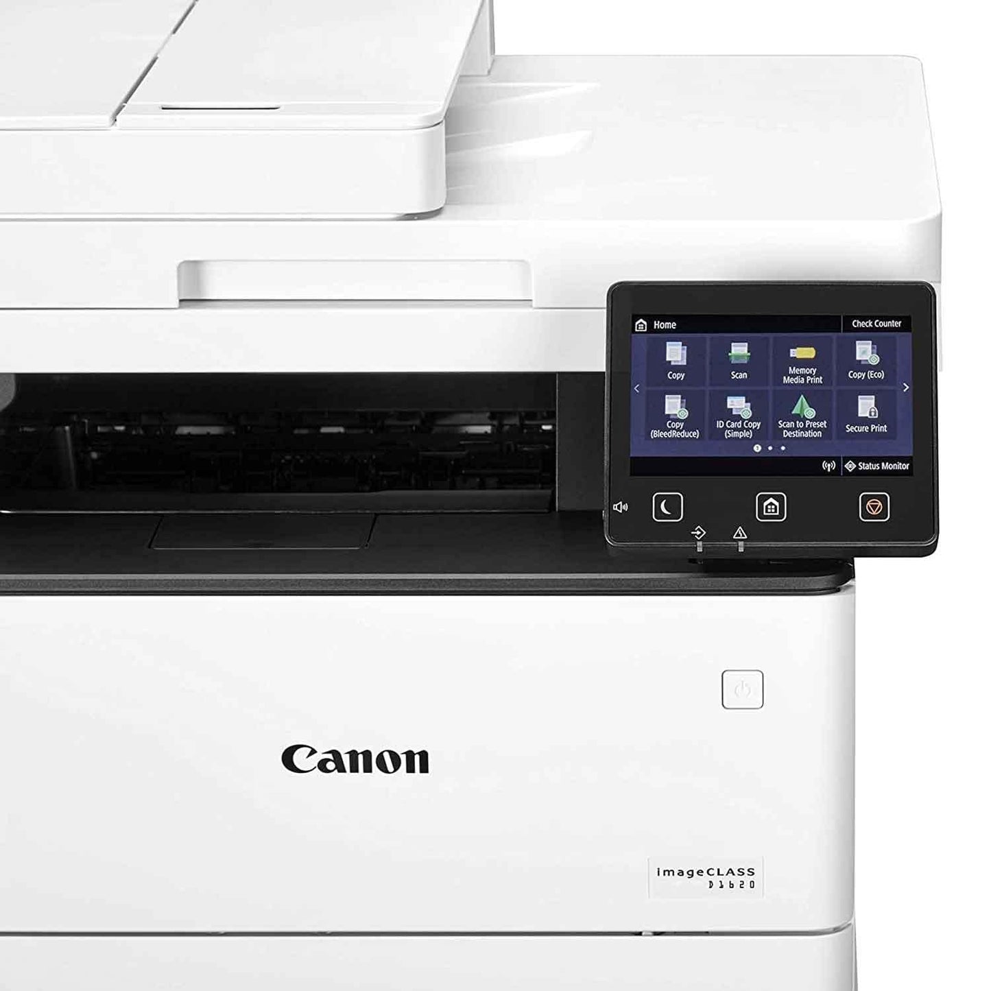 Canon imageCLASS D1620 - Monochrome Duplex Wireless Laser Printer, Multifunction With Scanner, Copier, Automatic Document Feeder, 3 Year Limited Warranty, 45 PPM, White