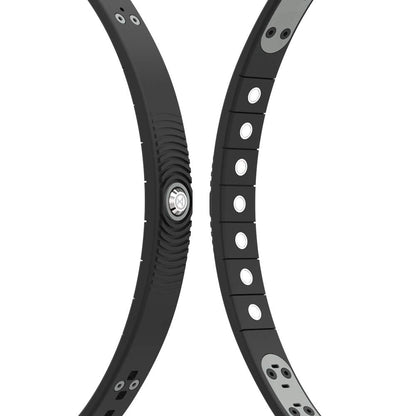 PROEXL 18 MAX Sports Magnetic Bracelet for Men - Waterproof - Breathable Strap - Super Strength - Black Gray