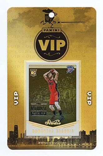 2017 Panini National VIP 1 of 1 Rookie Studio Domantas Sabonis Thunder