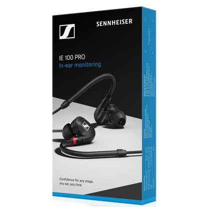 SENNHEISER Professional IE 100 PRO Dynamic In-Ear Monitoring Headphones, Black