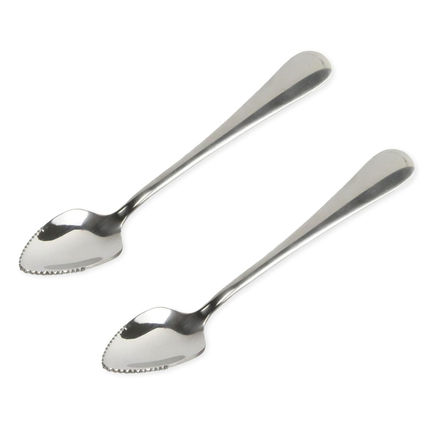 Chef Craft Select Serrated Grapefruit Spoon, 9 inch 2 piece set, Stainless Steel