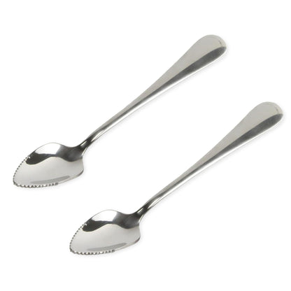 Chef Craft Select Serrated Grapefruit Spoon, 9 inch 2 piece set, Stainless Steel