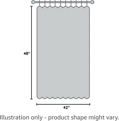 NICETOWN Silver Grey Thermal Insulated Blackout Curtains - Kids Window Drapes for Nursery (2 Panels, W42 x L48-Inch)