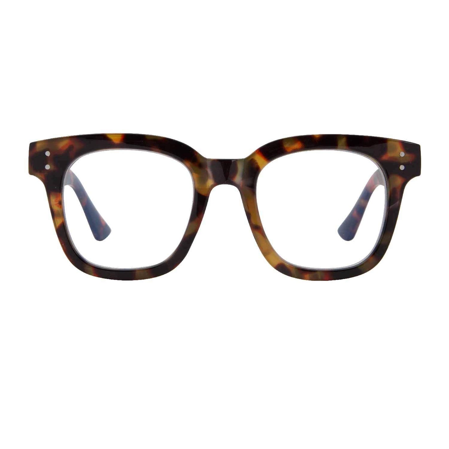 Madison Avenue Women Blue Light Glasses,Oversize Blue Light Blocker for Women, Anti Eyestrain & UV Protection Computer Eyeglasses Hanna (Tortoiseshell)