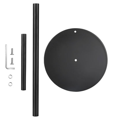Paper Towel Holder Countertop, Paper Towel Holder Black, Stainless Steel Paper Towel Holders for Standard and Large Size Paper Rolls