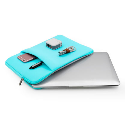 RAINYEAR 13 Inch Laptop Sleeve Compatible 13.3" MacBook Air/Pro M1 M2 M3 M4 A3240 A3113 A2681 A2337 A1932 A2179 A2338 A1706 A1708 Case Bag with Front Pocket Accessories Pouch (Red, Upgraded Version)