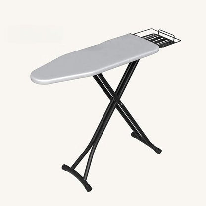Deluxe Ironing Board - Foldable Design with Heat-Resistant Cover & Thick Felt Pad | Silver/Grey