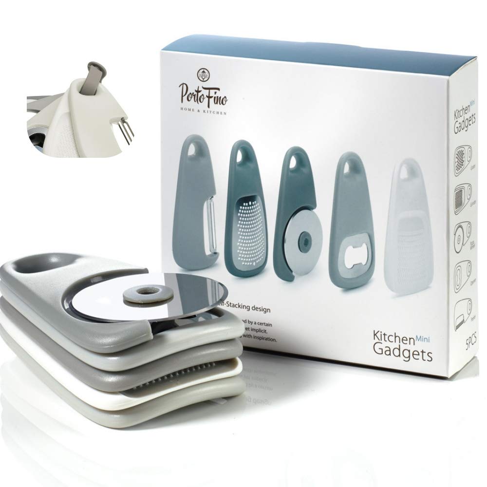 Space Saving Kitchen Gadgets - Kitchen Gadgets Set 5 Pieces - Camper Gifts - RV Gifts - RV Kitchen Accessories - Gifts for RV Owners - RV Gadgets - Dishwasher Safe