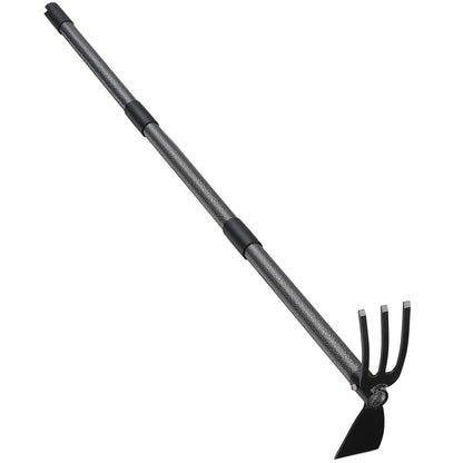 JAOTREL Hoe Garden Tool, 45 Inch Garden Hoe Long Handle for Weeding, Hoe Cultivator 2 in 1 Hand Garden Tools for Gardening Tools Planting