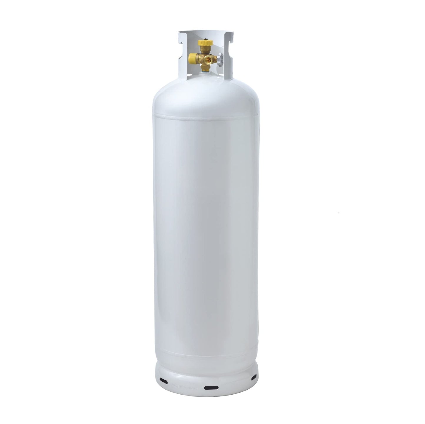Flame King 100LB (23 Gal) Multi-Valve Propane Tank with High Capacity Filler, Great for Mixed Heating Systems, Home fireplaces, Dryers and Grills