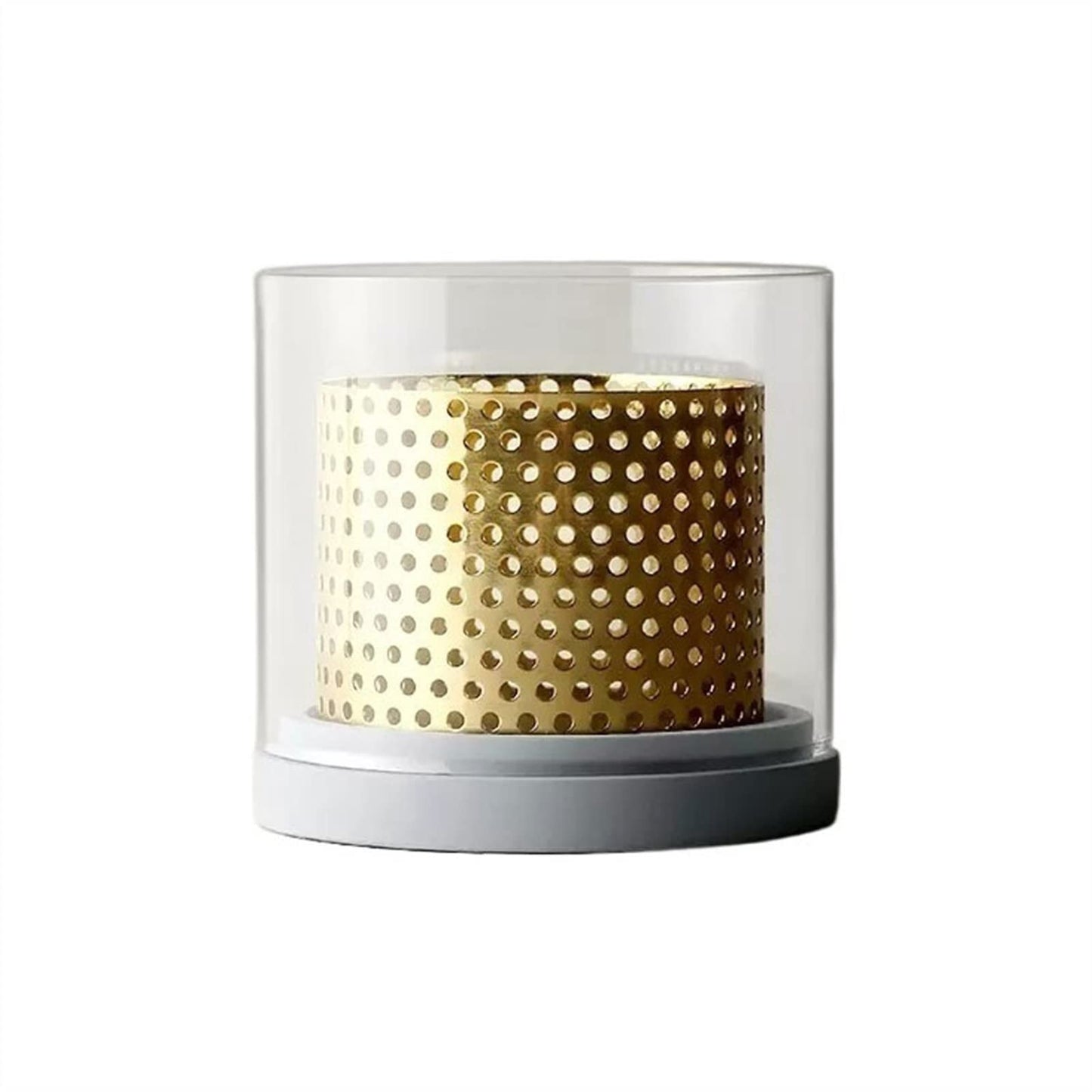 Candle Sconces Aromatherapy Candlestick Table Center Decorative Glass Candle Holder High Temperature Resistant Candle Stand/Display Candelabra (Size : B)