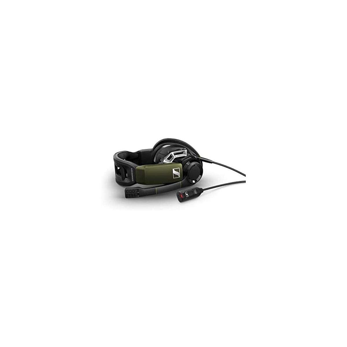 Sennheiser GSP 550 PC Gaming Headset with Dolby 7.1 Surround Sound, Flip-to-Mute microphone, USB connectivity for Dekstop and Laptop compatibility, Open-back ear cups, breathable fabric Headset, black