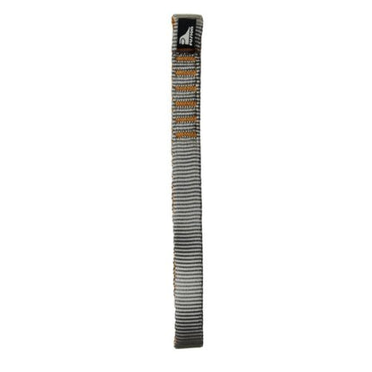 Fusion Climb ProGlide Quickdraw Runner - 5000 lbs Rated Stitched Loop Nylon Webbing 20cm x 1.7cm - Tan/Orange, 20cm