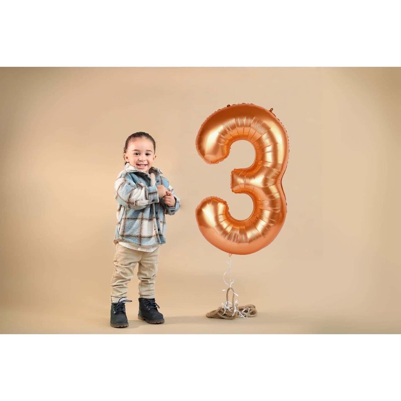 Orange 6 Balloon, Number Balloons 40 Inch, Orange Party Supplies 6th Balloons for Birthday, 6 Birthday Balloon, Number 6