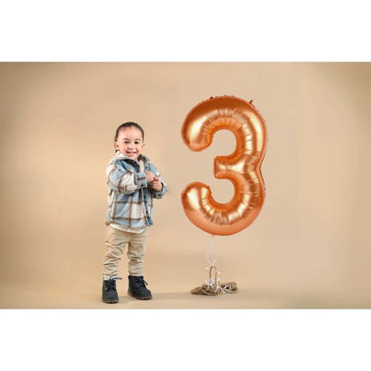 40 Inch Orange 1 Balloon for First Birthday, Orange One 1st Number Balloon Birthday Decorations, 10th 21st, Giant Number 1 Balloons
