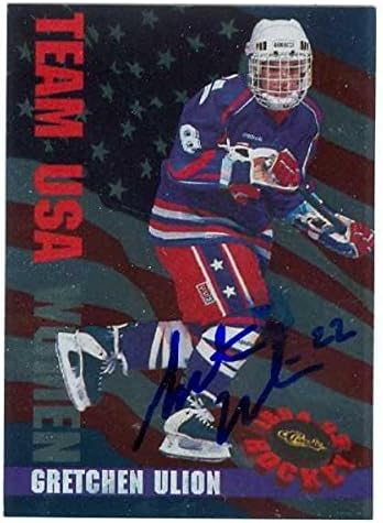 Sports Memorabilia Autograph Warehouse 24987 Gretchen Ulion Autographed Hockey Card Team USA