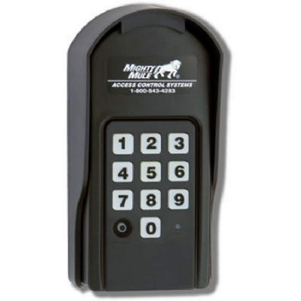 Mighty Mule MM571W Heavy Duty Smart Gate Opener, Single, Black & ar Panel Kit (FM123) for Mighty Mule Automatic Gate Openers,Black Cell & Wireless Digital Keypad (FM137)