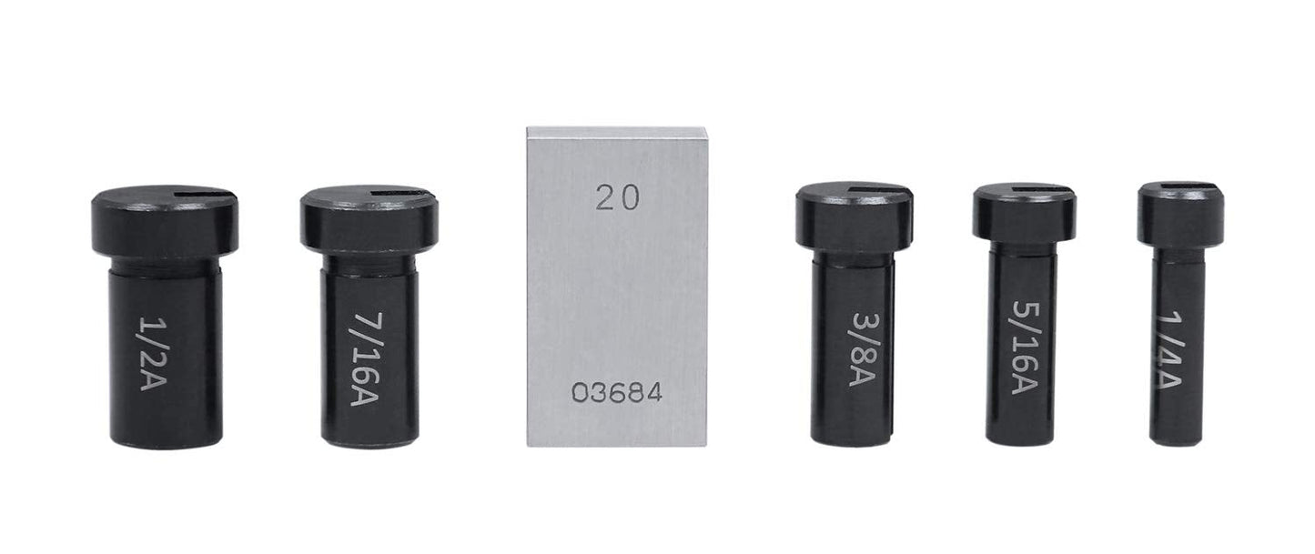 Accusize Industrial Tools No.00 Hss Keyway Broach Precision Sets in Fitted Wooden Box, 5100-0001