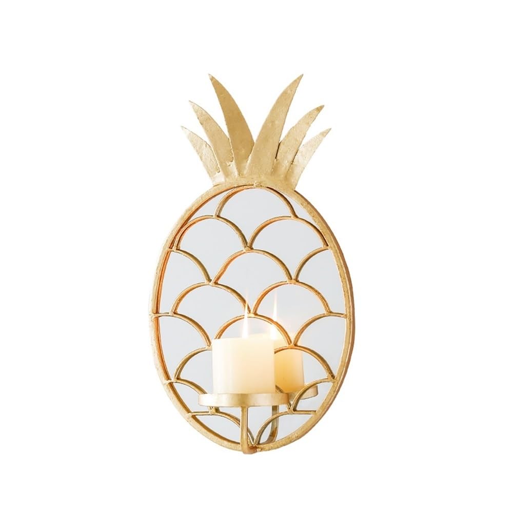 Candlestick Holders Living Room Candlestick Wall Decoration Light Luxury Iron Pineapple Candle Holder Candle Holders