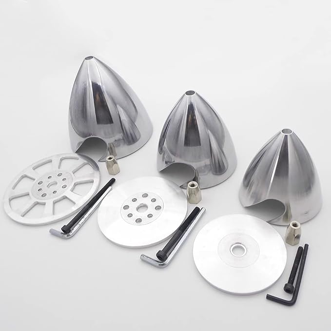 Metal Propeller Spinner Dia 70mm-127mm CNC Plane Spinner for DLE Gasoline Engine DLE20 DLE30 DLE55 DLE111 DLE222 RC Airplane (4.5(114MM))