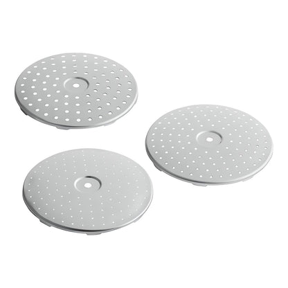 OCS Parts Pro Series Stainless Steel 2-Quart Food Mill with 3 Milling Discs | Rotary Food Mill for Purees, Applesauce, Jam, Baby Food, Tomato Sauce Mashed Potatoes and More