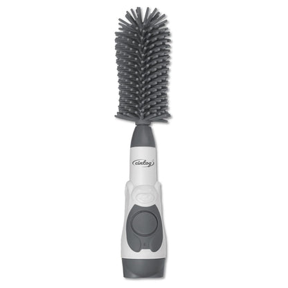 Soap Dispensing Brush Cleaner for Kitchen, Glassware, Mugs, and Plates, BPA Free Silicone Bristles, Portable Comprehensive Multi-Purpose Cleaning