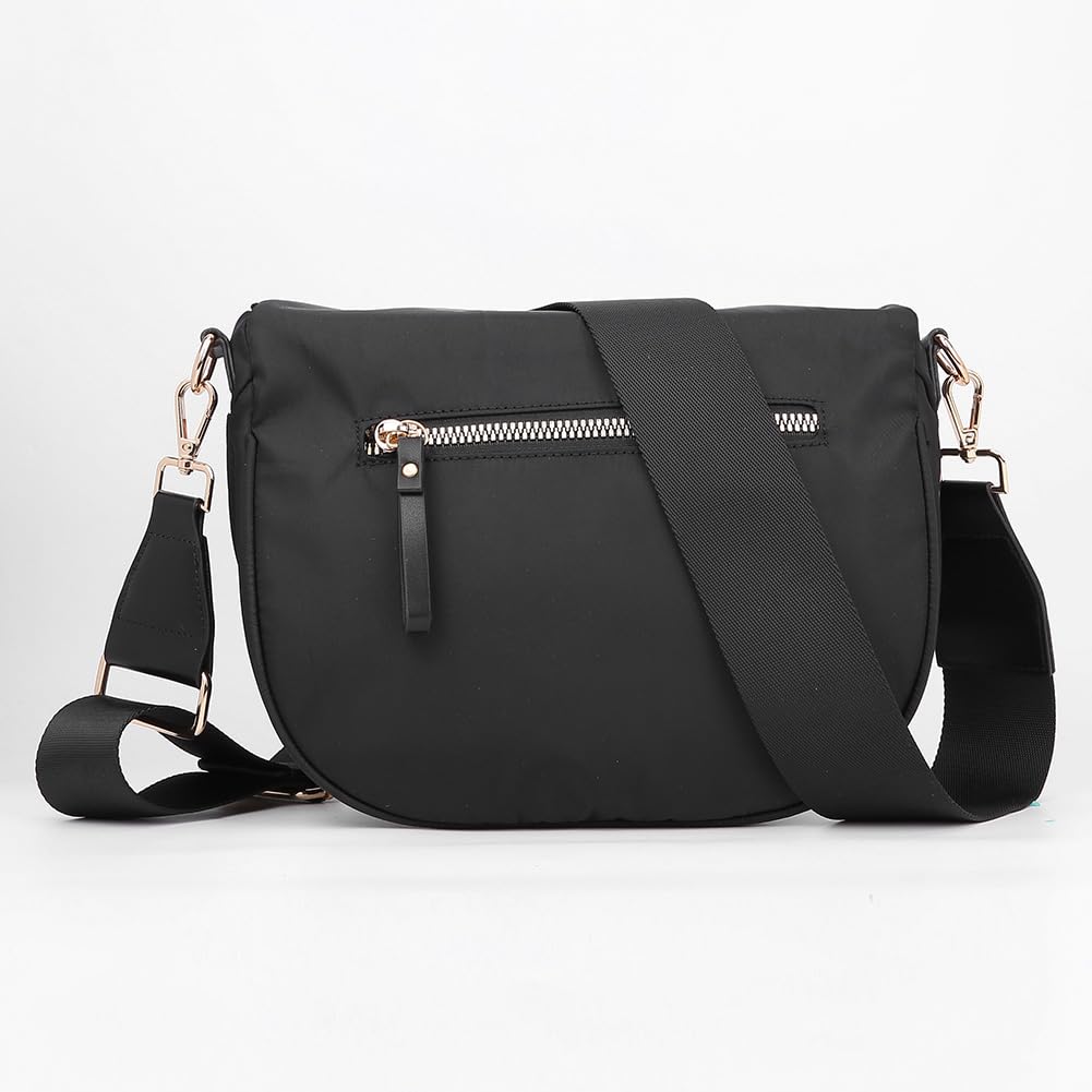 Checkered Crossbody Bum Bags for Women Nylon Checkered Purse Checkerboard Fanny Pack