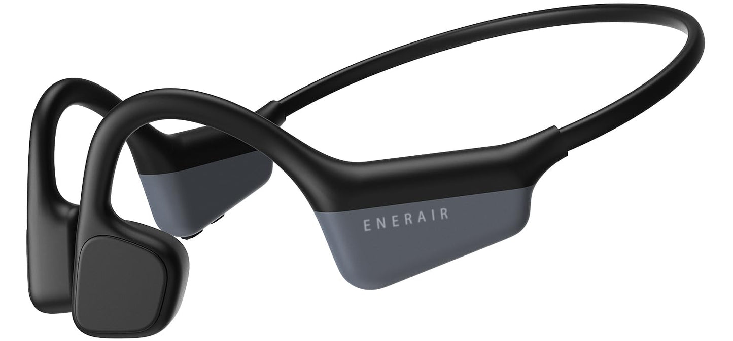 Enerair Bone Conduction Headphones, IPX6 Waterproof Open Ear Headphones 14H Playtime Bluetooth 5.3 Wireless Headset Sport with Mic Sweatproof for Running, Cycling