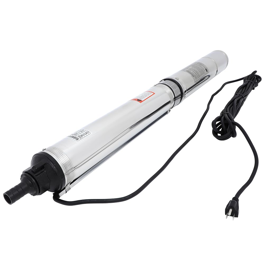SCITOO Deep Well Pump for Garden Home Agricultural Irrigation 2 hp 42GPM Submersible Pump 440ft/134m 220V-240V / 60Hz