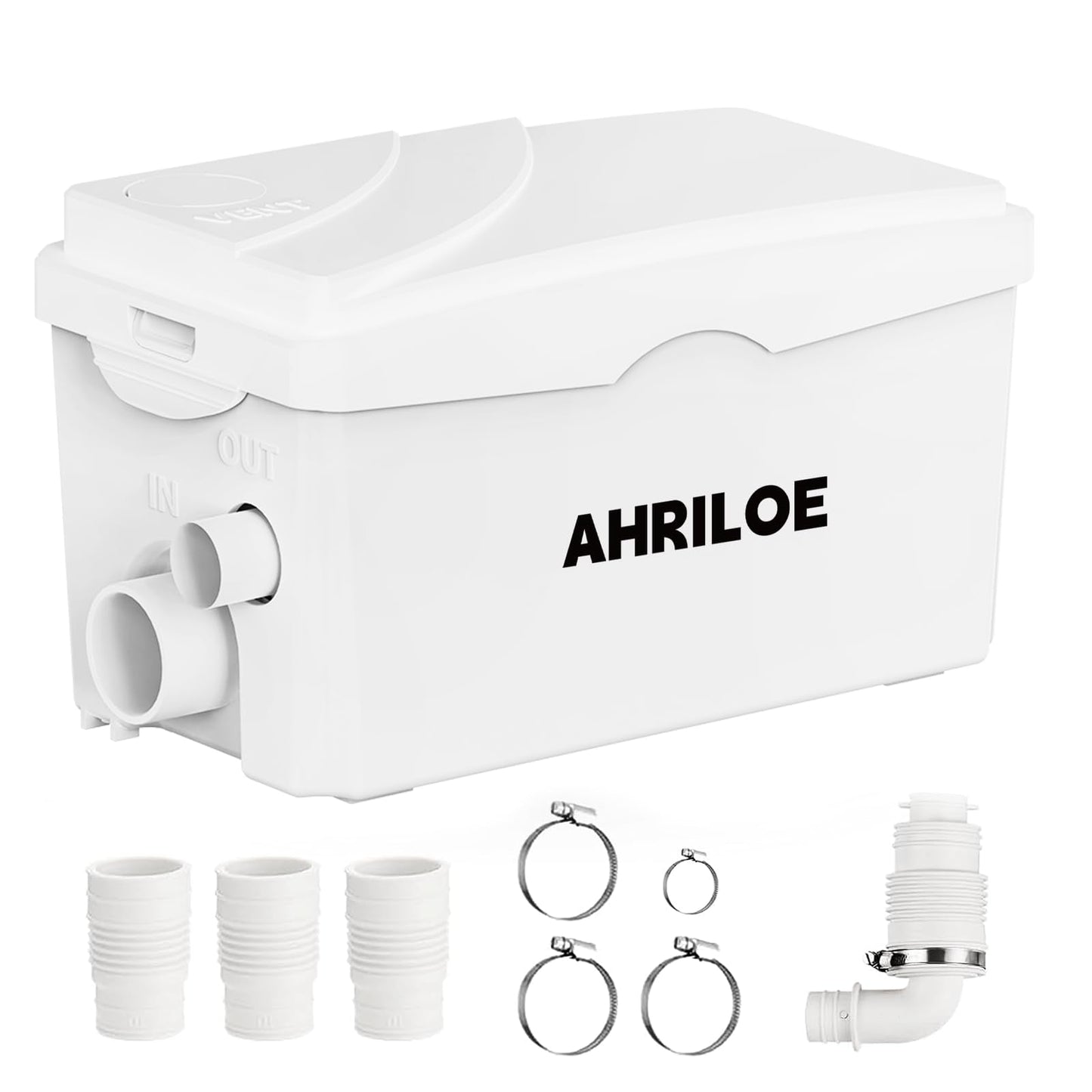 450W Sink Pump with 3 Inlets/1 Outlets, Macerator Pump(Not for Toilet)