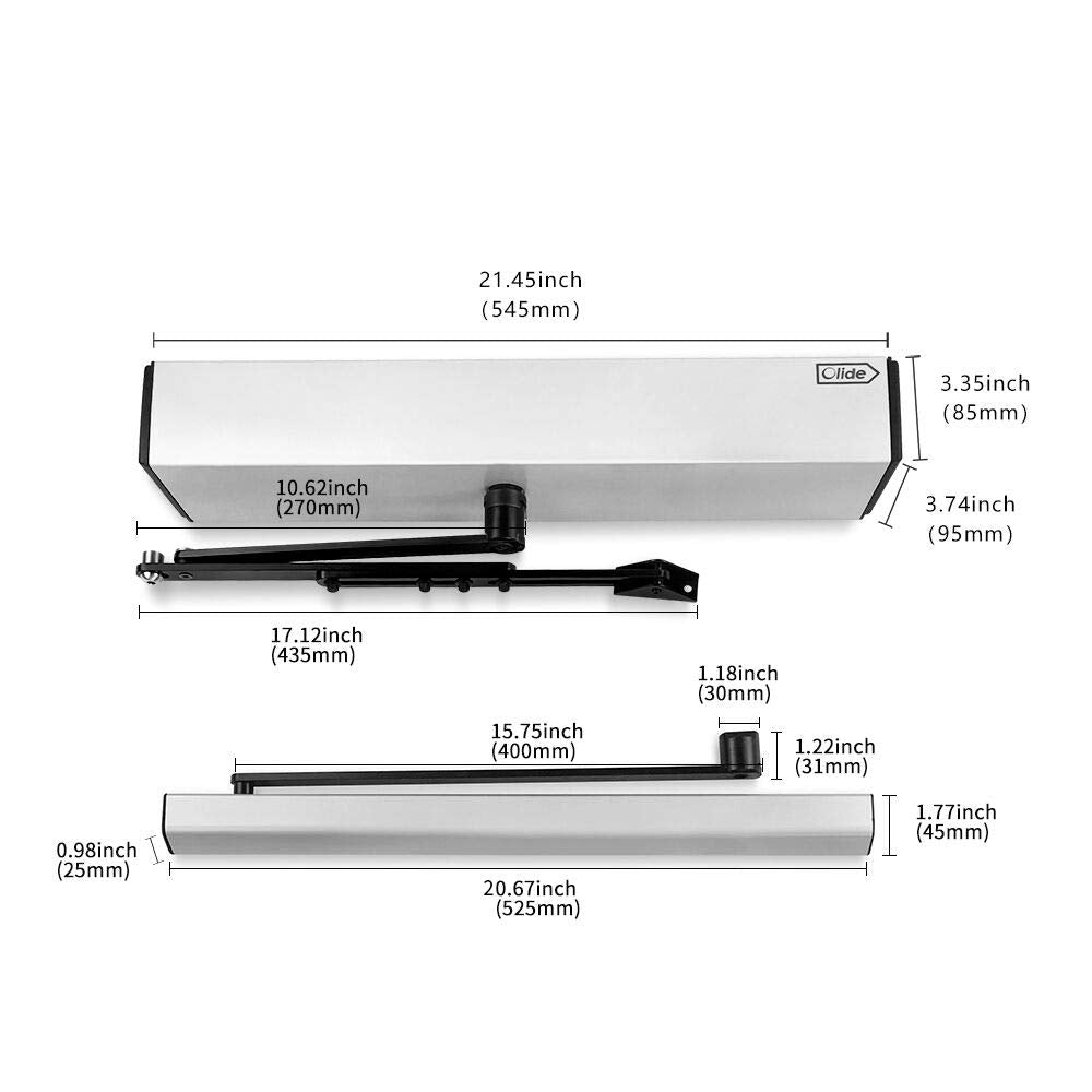 Olideauto WiFi Door Opener Automatic Push Button Activate with 1PCS WiFi Smart Controller,Phone App Control Remotely